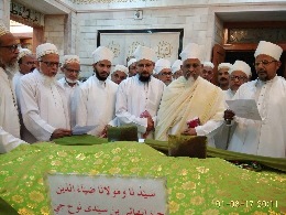 URS-E-MAYMOON - Saiyedna Ziyauddin Jivabhai bin Nuhji Saheb (QR) - Bustaan e Badri, Baroda
